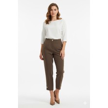 Sentez SZ-5566 Paradise Paça Düğme Pensli Pantolon #12-25#