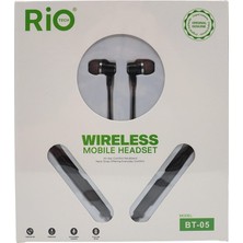 Rio Bluetoothlu Boyun Üstü Kulak Içi Mikrofonlu Şarjlı Kablosuz Kulaklık