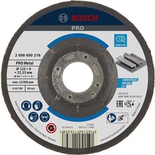 Ozka Concept - 115 * 6, 0 mm Expert Bombeli Metal Taşlama Diski (Taş)