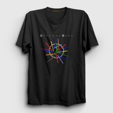 Presmono Unisex Siyah Universe Depeche Mode T-Shirt