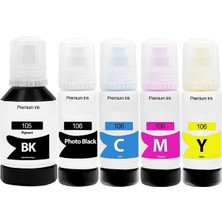 Epson 105-EPSON Ecotank L7180 Muadil Mürekkep Seti