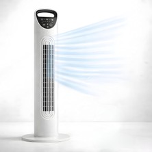 Ozka Concept Kule Tipi Vantilatör, Uzaktan Kumandalı, 3 Kademeli Hız Ayarı, 7.5 Saat Zamanlayıcı, Salınımlı Sess