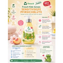 Frosch Kids Senses Pfirsichblüte Hassas Çocuk Sıvı Sabunu 300 ml - Şeftali Çiçeği Özlü Sarı Seri