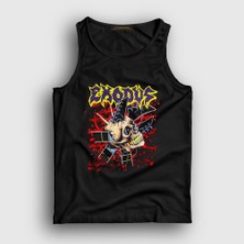 Presmono Unisex Siyah Skull Exodus Atlet
