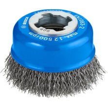 Ozka Concept Professional Accessories Clean Dalgalı Tencere Fırçası (Metal Için, X-Lock Için, Ø 75 Mm, Tel