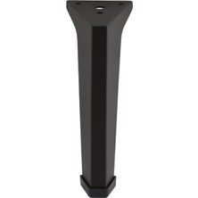 Ozka Concept Vera 20 cm Mobilya Ayakları Ünite Baza Koltuk Ayağı Ayağı Sehpa Masa Puf Tabure Metal Ayakları Siya