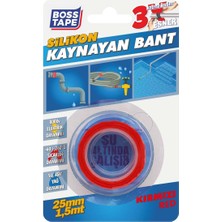 Ozka Concept Tape Kaynayan Tamir Bandı Kırmızı 25 mm x 1,5 mt
