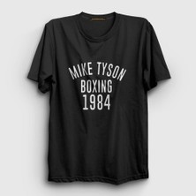 Presmono Unisex Siyah 1984 Mike Tyson T-Shirt