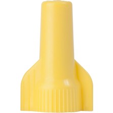 Ozka Concept Gardner Bender 10-084 Winggard Tel Konnektörü, 100 Paket, Sarı, 100