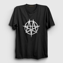 Presmono Unisex Siyah Moongram Moonspell T-Shirt
