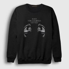 Presmono Unisex Siyah Eaytoy Rotting Christ Sweatshirt