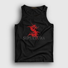Presmono Unisex Siyah Logo V3 Sepultura Atlet