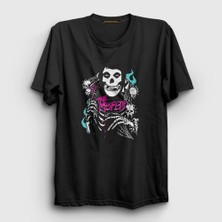 Presmono Unisex Siyah Ghost The Misfits T-Shirt