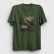 Presmono Unisex Haki Too Mean To Die Accept T-Shirt