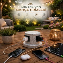 NessPot Bahçe Prizi / Grup Priz / Fiş & Priz / Çoklu Priz Sistemi / Dış Mekan Priz