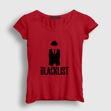 Presmono Kadın Kırmızı Vest The Blacklist T-Shirt