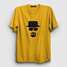 Presmono Unisex Sarı Silhouette Breaking Bad T-Shirt