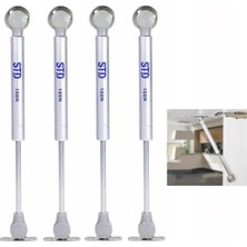 Ozka Concept Dolap Amortisörü, Mutfak Dolabı Kapak Pistonu, 100N, 27CM, Yumuşak Kapanma, Kolay Montaj, 4 Adet