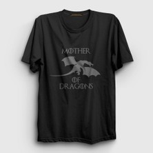 Presmono Unisex Siyah Mother Of Dragons Game Of Thrones T-Shirt