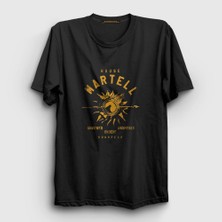 Presmono Unisex Siyah Martell Game Of Thrones T-Shirt