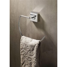 Ozka Concept Sas Haus Krom Havlu Askılığı - Güçlü Yapışkanlı - Banyo Mutfak Için Şık Fonksiyonel Tasarım K