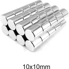 Ozka Concept Ø10X10 mm Neodyum Yuvarlak Mıknatıs (10 Adet)