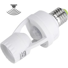 Ozka Concept Parcbeny 24272 360° Pir Hareket Sensörlü E27 Lamba Duy Adaptörü Zaman Ayarlı Ac 100V-240V 60