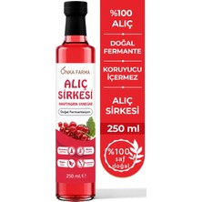 Onka Farma Alıç Sirkesi 250 ml Doğal Fermantasyon Sirke Katkı Koruyucu İçermez