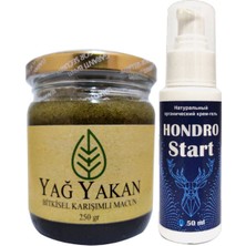 Üçgül Burneron Yağyakan Macun 250 ml + ile Yanında Hondro Star Sırt Bel Kas Iskelet Harici Uygulama Kremi 50 ml