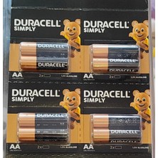 Ada Çanta Kırtasiye 8 Adet Duracell Aa Kalem Pil FA263304