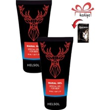 Üçgül Maral Erkeklere G.ç ve Ge.cktrci Bakım ve Masaj Jeli 50 ml x 2 Adet + Lubricant ile