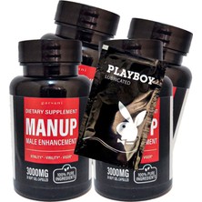 Üçgül Playboy Jel + Manup Soft Gel Formunda Erkeklere Özel Destekleyici Takviye 30'lu x 4 Adet