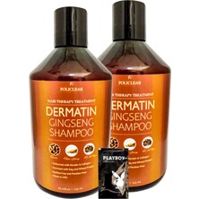 Üçgül Policlear Dermatin Shampoo Ginsengli Özel Bakım Şampuanı 500 ml x 2 Adet + Jel