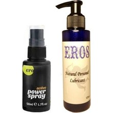 Üçgül Eros Hintohu Erkeklere Özel Sprey 50 ml Peak Power For Men Sprey + Eros 125 ml Lubricant Gel