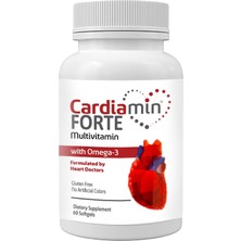 Üçgül Cardiamin Forte: 1 Adet Multivitaminli OMEGA3LÜ 60 Soft Jel Kapsüllü Formül
