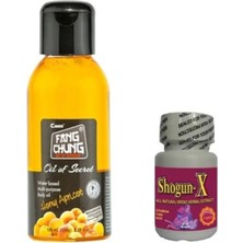 Üçgül Süper Cabs Fang Chung Oil Of Secret 100ML Kayısı Aromalı Masaj Yağı 30LU Shogunx Erkeklere Özel