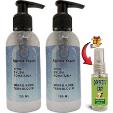 Üçgül Ağrısız Yaşam Jeli 2 Adet Mikro Küre Teknolojisi 150 ml Ağrılarınıza Teskin Jeli + Çörek Otu Yağı