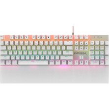 Inca IKG-456 Empousa|blue Switch Mekanik Gaming Klavye – 104 Tuş, 19 Rainbow LED Seçeneği, Full