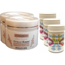 Üçgül Hintohu Three Brand 100ML Arnavut Aklıkkremi 2AD+FOOT Carecream 50ML Ayakbakımkremi NANEFERAHLIĞIVEKOKUSU3AD