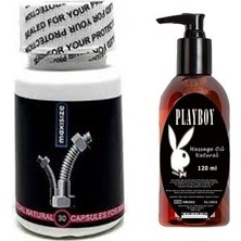 Üçgül Rekze Maxisize Supplement Erkekler Için 30 Lu 30 Peak Power For Men + Playboy Masaj Yağı