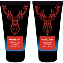 Üçgül Maral Gel 2 Adet Erkekliğin Yeni Boyutunun Yüksek Seviyesi Için 50 ml Krem