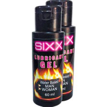 Üçgül Sıxx 2 Adet Kayganlaştırıcııubrikant Bay Bayan Krem 60 ml