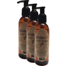 Üçgül Hintohu Adam&eerkeklere Kadınlara Özel Çilek Aromalı Masaj Yağı Pure Edible Strawberry Flavor Massage Oil 125ML 3 Adet