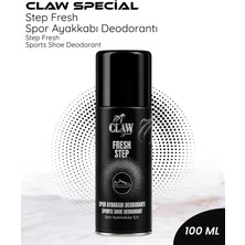Claw Special Step Fresh Spor Ayakkabı Deodorantı 100 ml – 24 Saat Etkili Koku Önleyici Sprey