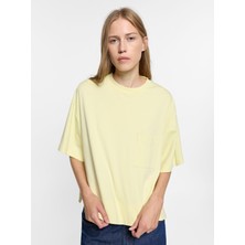 Parfois Kadın Cepli Düz Pamuklu T-Shirt