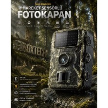 FaroxTech Hareket Sensörlü Fotokapan – Gece Görüşlü Yaban Hayatı ve Güvenlik Kamerası