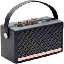 Asitan Hadron Kilburn 3 Siyah Vintage Nostalji Bluetooth Hoparlör