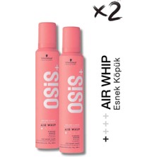 Osis Air Whip Hacim ve Tutuş Sağlayan Esnek Köpük 200ML x 2 Adet
