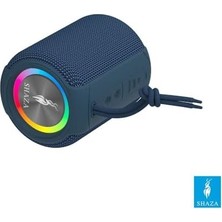 Shaza Taşınabilir Bluetooth Hoparlör Ipx6 Suya Dayanıklı - 6W Ses Çıkışı Mavi