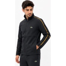 Lacoste Şeritli Siyah Regular Fit Eşofman Takımı